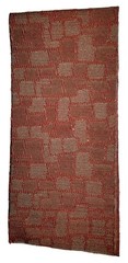 Upholstery Fabric Swatch. Rust w/ Brown Gray Tones 18.25″X 4″ #9 Paris Quilting