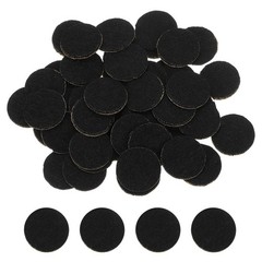 120Pcs Round Felt Circles 13mm (1/2″) Non-Woven Felt Fabric Sticker Black