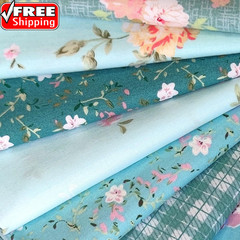 8Pcs Cotton Craft Fabric Bundle 18″ X 22″ Pre-Cut Fat Quarters Quilting Fabric f