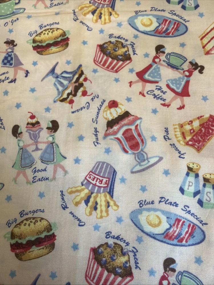 2 Yards Of Cotton Fabric (631) Sold By The Yard