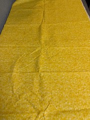 Fabric Lot 3 Yds 44 W “Yellow Tonal Daisy Dot” Tutti Fruitti Poly Cotton
