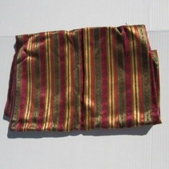 Satin Silky Multi Colored Striped Fabric for Sewing Costume Sewing Craft
