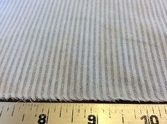 SPECHLER-VOGEL SKIPDENT WHITE TONAL STRIPE-60 INCH- BY THE YARD