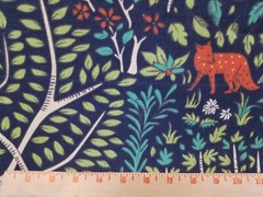 Folkworld in Admiral BTY Robert Allen 100% Cotton Duck 54″ W Animals Trees