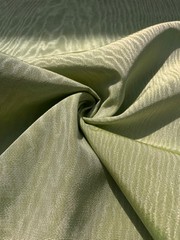 Pastel Green Silk Moire Watermark Patterned Fabric Fabric By 2 Meters.