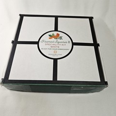 Missouri Star Framed Squares 2 Specialty Kit White Quilt Fabric Embroidery