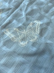 Spira E Pell Key West hand painted butterfly fabric Lilly Pullitzer 1.92 yd