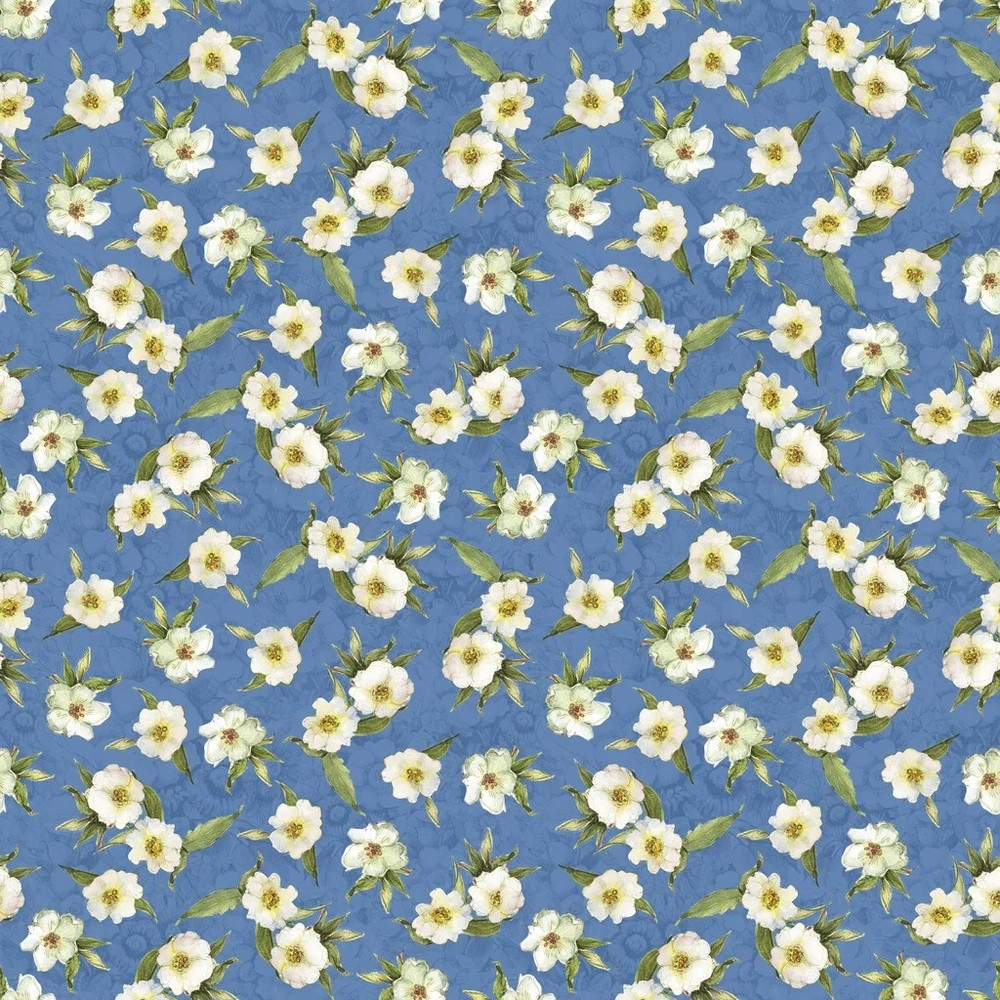 LUMIN – White Owl Textiles – Patchwork Picnic by Susan Winget – Small Floral –