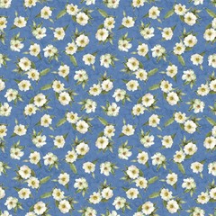 LUMIN – White Owl Textiles – Patchwork Picnic by Susan Winget – Small Floral –