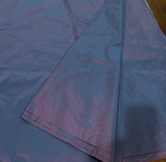 New Iridescent Taffeta Fabric 2 Color Blue & Purple 36” Wide By The Yard