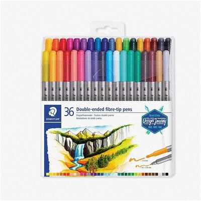 Assorted Color Dual Tip Markers 36 Pack
