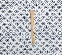 BALLARD DESIGNS IKAT CORNFLOWER BLUE SUNBRELLA PERFORMANCE BY THE YARD 54″W