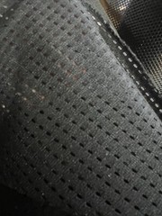 Black Sport Mesh Clothing Pocket Netting 62” Wide MADE IN THE USA, 10 Yard Cut