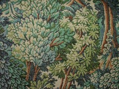 Tapestry Curtain Upholstery Fabric Woodland Forest Tree Cushion 15 Metre Roll