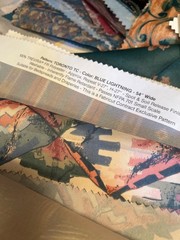 Vintage Fabric Remnants Assorted Patterns & Colors Sewing Crafting 5lbs