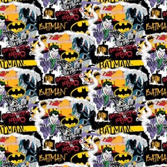 Batman & The Joker Packed Cotton Fabric