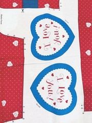VTG Daisy Kingdom Raggedy Ann & Andy Hearts & Flowers Panel & Skirt SZ 4 Jumper