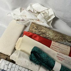 Large Assorted Fabric Remnants Scraps Lot Quilting Crafting Mixed Patterns