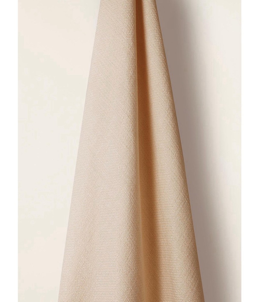 Rose Uniacke Textured Linen Fabric 40”x50” In Sweet Almond NEW! Linen Cotton PA