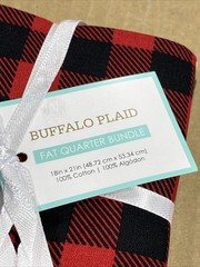 Eugene Textiles Buffalo Plaid Fat Quarter Bundle Of 5, 18” x 21” 100% Cotton New