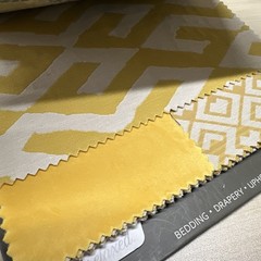 Fabric Sample Book Barrow Reds Yellows Geometric Trends 8×8 6×8 4×8 18 Pg Each