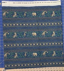 VERA BRADLEY Retired “Animal Kingdom” print , sold by the half a yard.