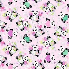 Panda Party From Susybee – Pink Tossed Pandas #20427-520