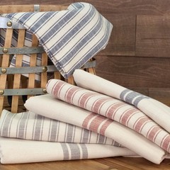 Piper Classics Market Place Gray Grain Sack Stripe Bulk Yardagethree Yards 108