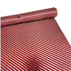 3K 280GSM Red Black Large Diagonal Twill Carbon Fiber Fabric For DIY Composite