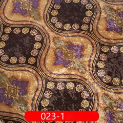1M Floral Velvet Fabric European Style Trim Sofa Bedding Car Upholstery Material