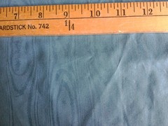 BLUE MOIRE PRINT COTTON BLEND FABRIC 36X43 INCHES WIDE