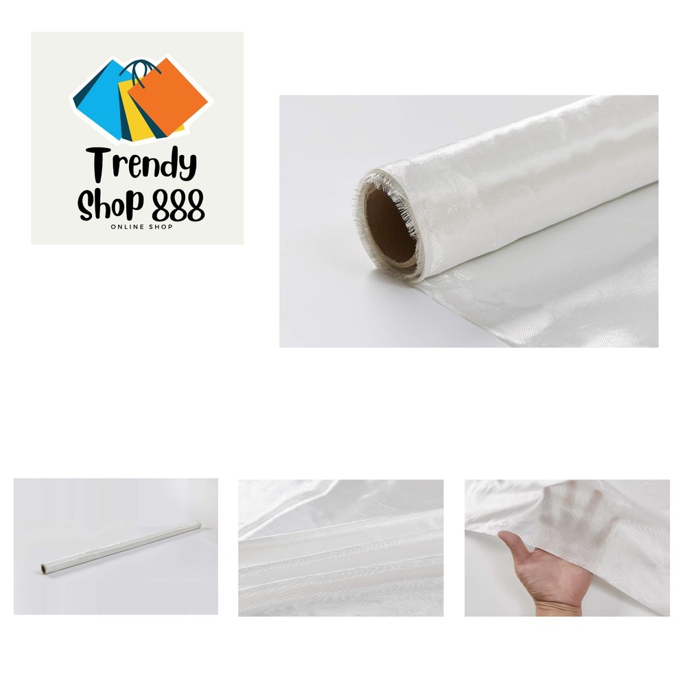 2.6 Oz. Fiberglass Fabric Cloth Mesh, 50″ x 10 Yards, Fiberglass Mat Material…