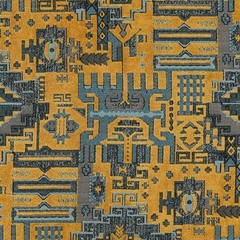 Upholstery Fabric Kilim Bohemian Boho Tribal Southwestern Turkish Rug by Yard
