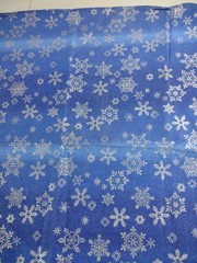 Lot of 5 Cotton Christmas Holiday Winter Prints Snowman 3+ yds total