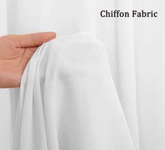 White Wedding Arch Draping Fabric 29″ 1 Panel (29'' x 20Ft),