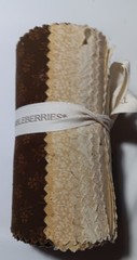 Lot of 3 RJR Fabrics Thimbleberries Twice the charm rolls. Please read.