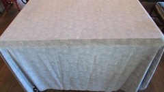LARGE piece!Circle pattern faric Stretchy knit synthetic fiber 1.97 x 1.72 yards