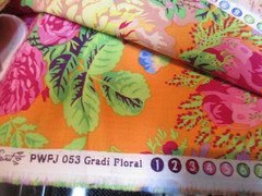 Kaffe Fassett Cotton Fabric 1 FQ Colorful Gradi Floral