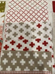 Cotton Quilting Fabric Charm Squares Set 25 + 4 Rectangles 6” X 4” New