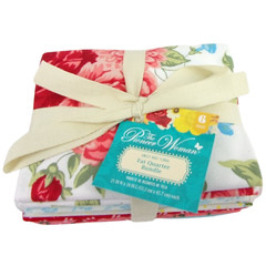 Pioneer Woman 6pc SWEET ROSE Fat Quarter Bundle 18″ x 21″ 100% Cotton Quilt