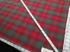 Vintage Pendleton 100% Wool Plaid Fabric Remnant – 60″ Wide x 1 3/8 Yards