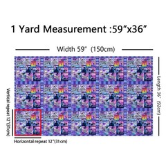Gymnastics Fabric by The Yard,Soft Polyester,Gymnastics Lovers Home DIY Fabri…