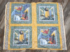 1 yd x 44″ Vintage Springs Panel Wings of Paradise #5976 for Pillow panel front
