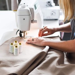 4 Large Cones (3000 Yards Each) of Polyester Threads for 3000yards, White