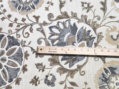 Woven Tapestry Upholstery Fabric Width 56″ (363-14) – By the Yards or 18″ x 18″