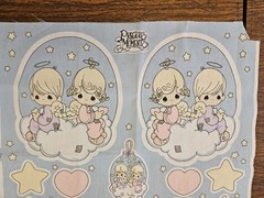 Precious Moments Fabric Mobile and Small Pillow Cut And Sew Panel