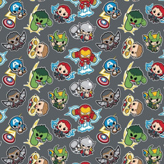 Marvel Avengers Cotton Fabric Action Power Hero Line Art Kawaii Comics Burst 43″