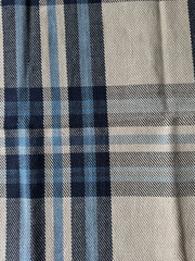 Ralph Lauren Duck Walk Plaid Ink Fabric Remnant 24″x24″