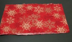 Christmas Sewing Fabric Large Snowflake Quilting Crafting 12″x40″