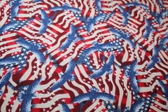 American FLAG Patriotic Fabric Fat Quarter FQ Merica [100% COTTON] America USA